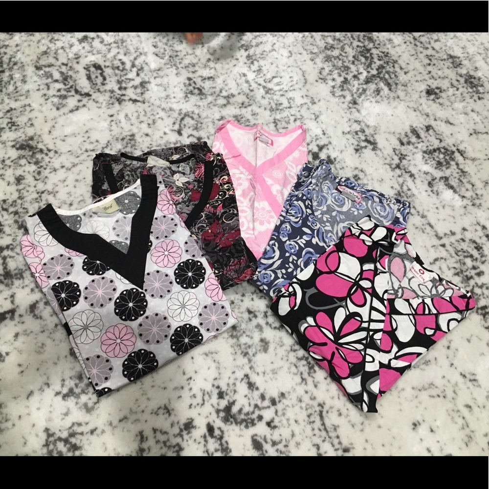 Large Scrub Tops